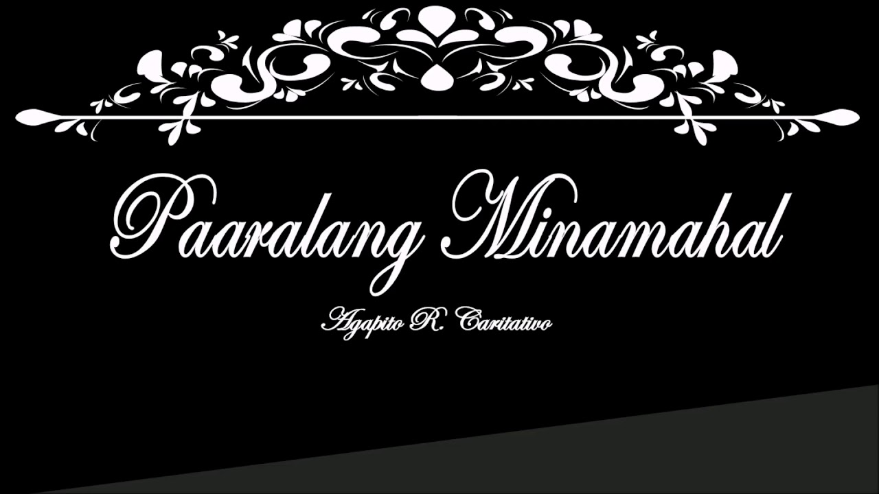 Paaralang Minamahal Lyrics by Agapito R. Caritativo