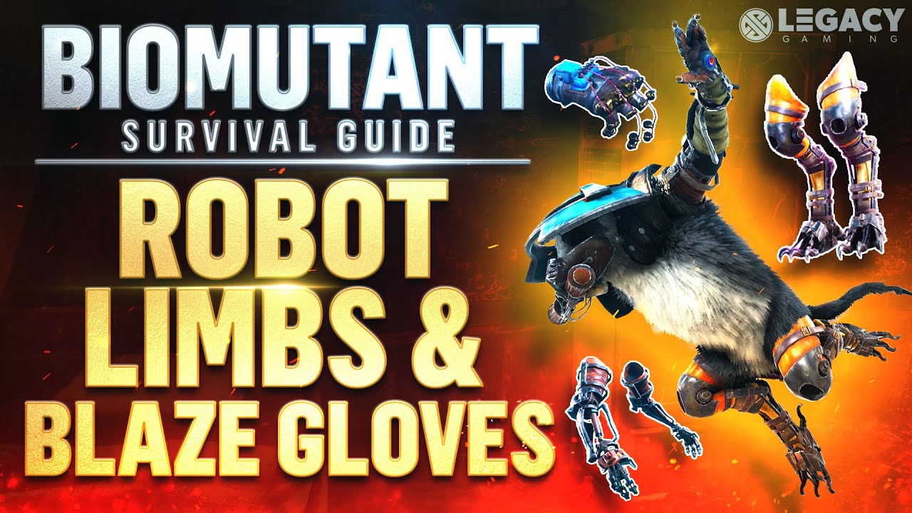 Biomutant Robot Armor & Blaze Gloves | Ultimate Unarmed Weapon & Prosthetic Armor!