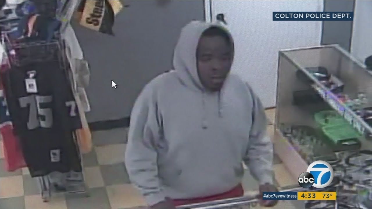 Suspect sought after trying to rob Colton smoke shop, stabbing clerk | ABC7