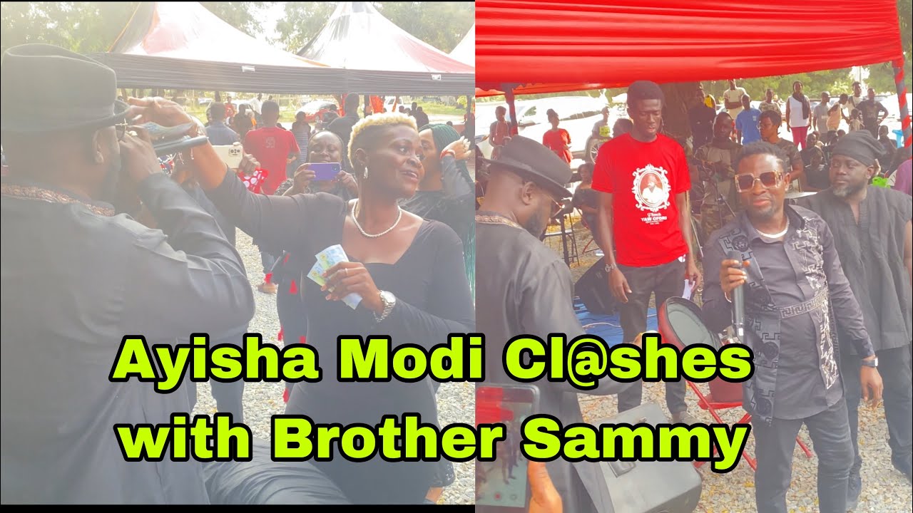 BREAKING: AYISHA MODI Surprises Kofi Nti, BROTHER SAMMY,JOYCE BLESSING at BABA SPIRIT Funeral