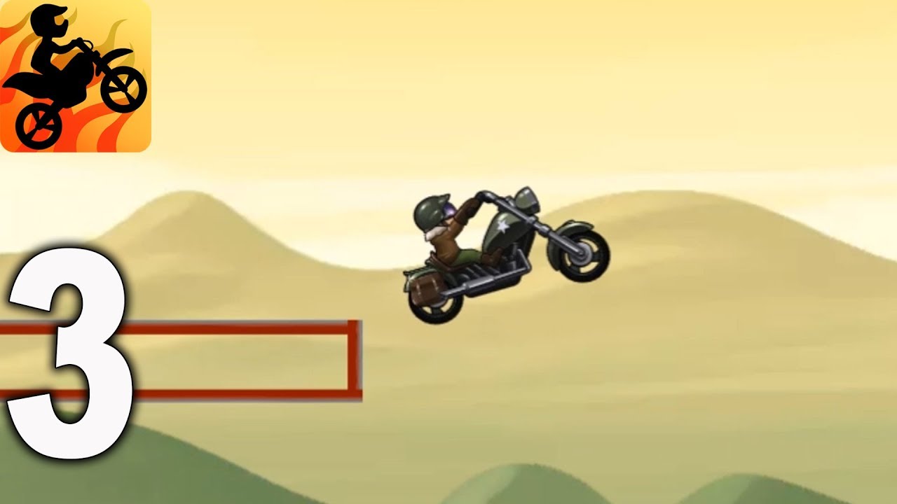 Bike Race Free - Top Motorcycle Racing Games - Hills Gameplay Walkthrough Part 3 (iOS, Android)