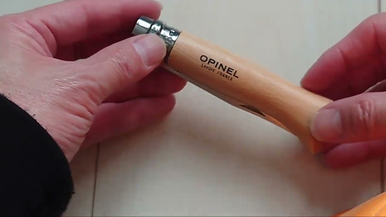 OPINELナイフNo.08フルーツ専用に使う！10年くらい悩んで現物さわらせてもらって購入決めた
