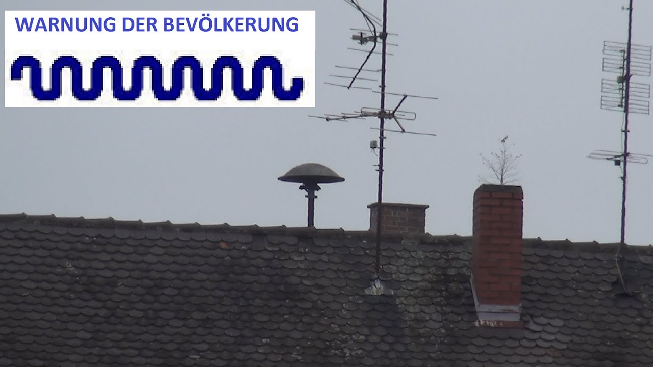 AKW Isar - Sirenenalarm zur Warnung der Bevölkerung - nuclear power plant siren test