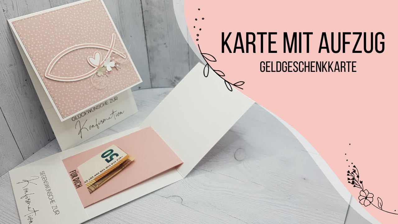 Aufzugkarte- Liftkarte-Geldkarte-Fahrstuhlkarte-Konfirmationskarte-Creative Depot-Kirchenfeste