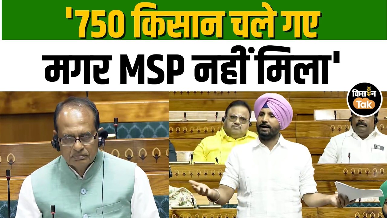 MSP गारंटी पर केंद्र सरकार को कांग्रेस सांसद ने बुरी तरह घेरा, देखें संसद में ये दमदार भाषण