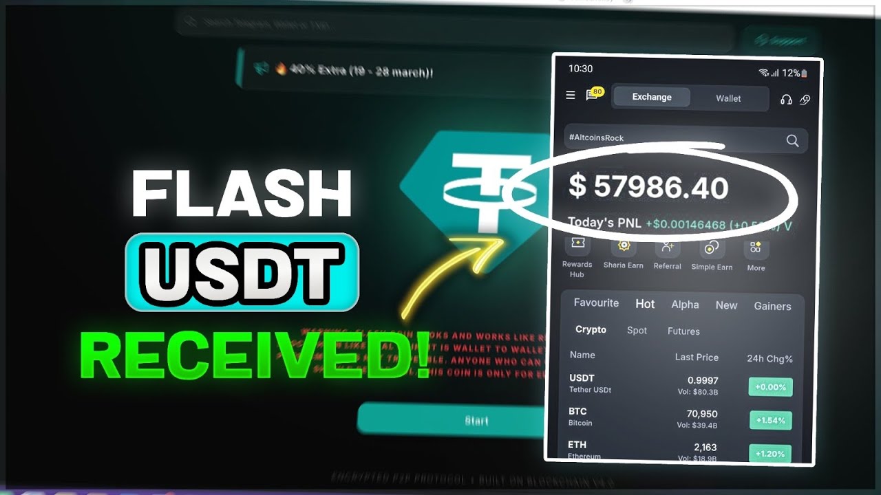I Generated 58,000 Flash USDT Using Web Software 😱 | Live Test