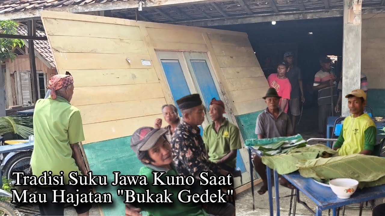 Tak Bisa Kita Temukan Di Kota Tradisi Bukak Gedek Masih Dipertahankan Ditengah Modernisasi Zaman