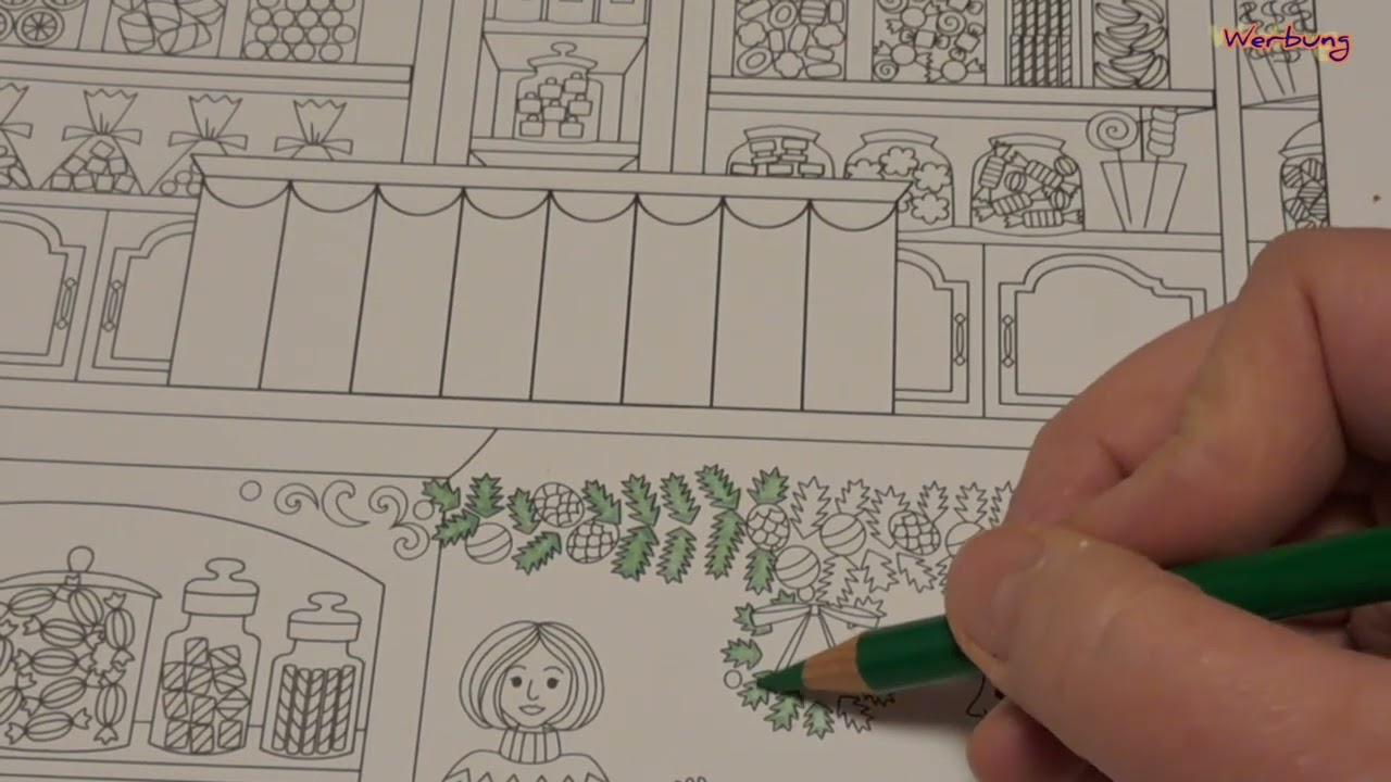 Festive Coloring Book - Sweet Factory - Teil 2 #malen #coloringbook 