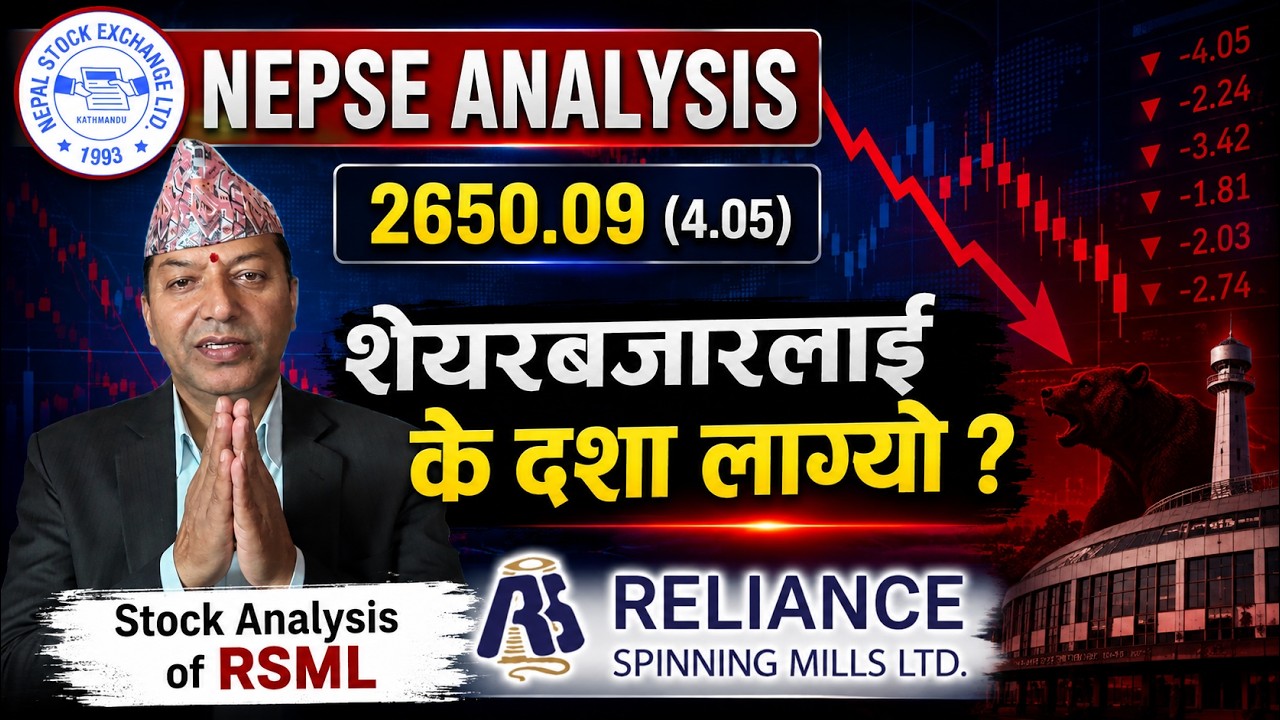 NEPSE Technical Analysis/NEPSE Daily Update/NEPSE Chart Analysis/RSML Analysis/Raju Paudel.