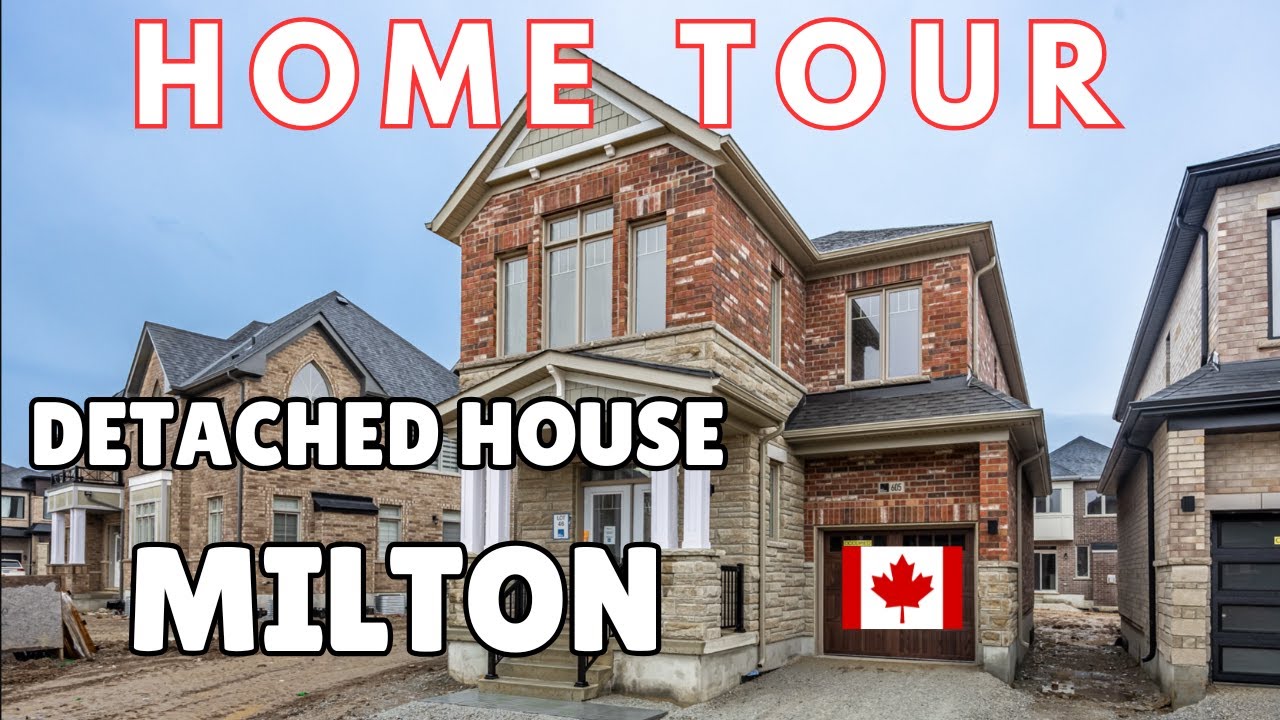 Home Tour | For Sale New Detached House  4 Bed Rooms in Milton, Ontario