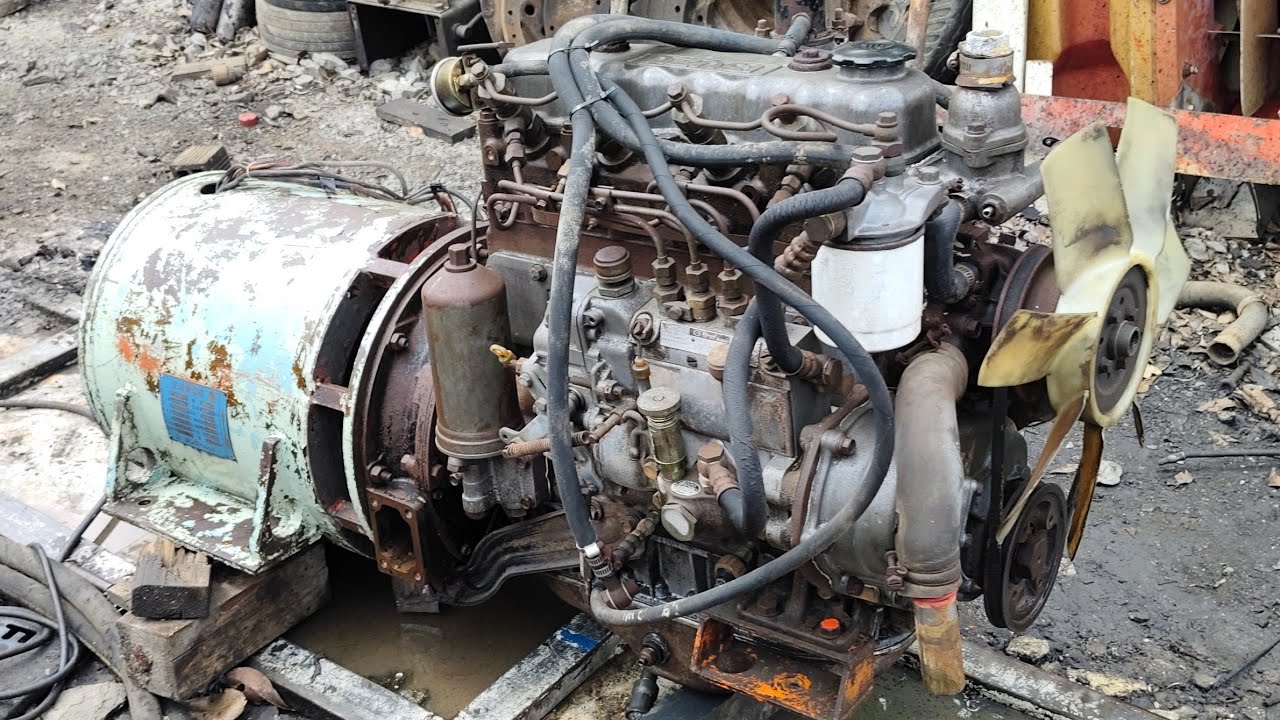 Cụm máy phát điện tháo Denyo 20kva : 0903003900 Trung Long An