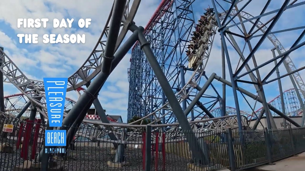 FIRST DAY OF THE 2026 SEASON AT BLACKPOOL PLEASURE BEACH | VLOG