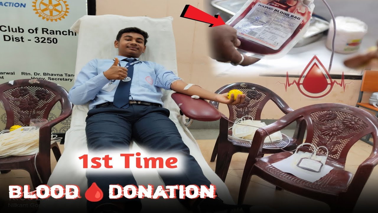Maine Kiya First time Blood Donation🩸| Blood Donation Camp | Nilkant Gope Vlog 