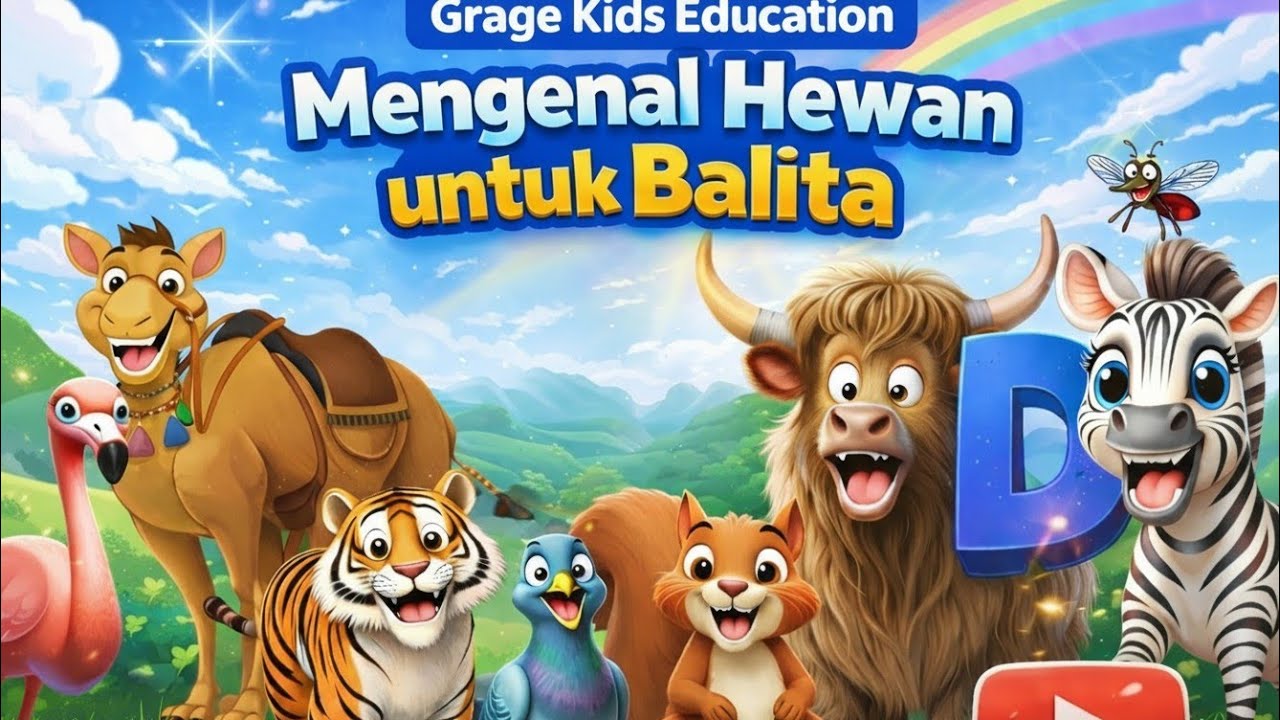 25 Nama Hewan Dan Suaranya||Suara Hewan||Anak pintar||Anak TK ||Edukasi anak ||Hewan lucu || 