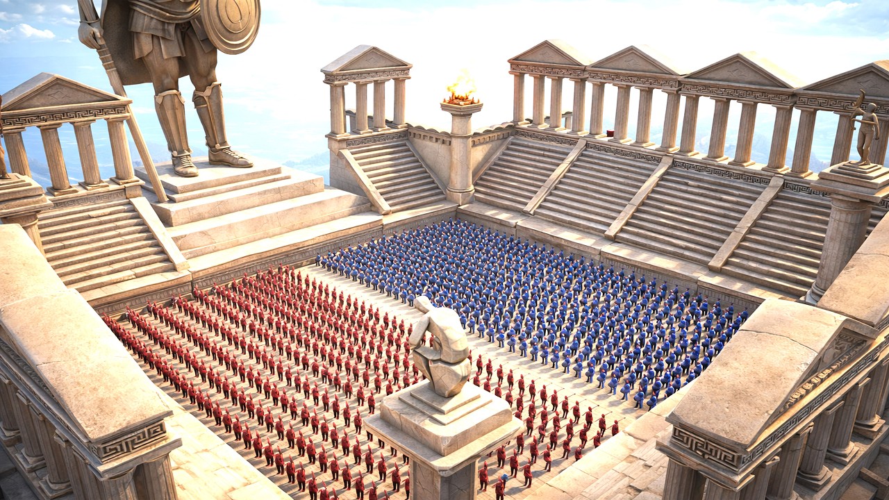 Ranged Tournament 150vs150 Arena - Totally Accurate Battle Simulator TABS