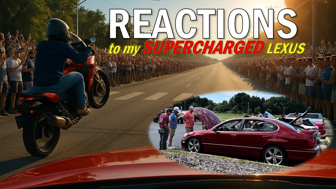 Reactions to my Manual-Swapped & Supercharged LEXUS GS400! (Hidden Camera & Dashcam)