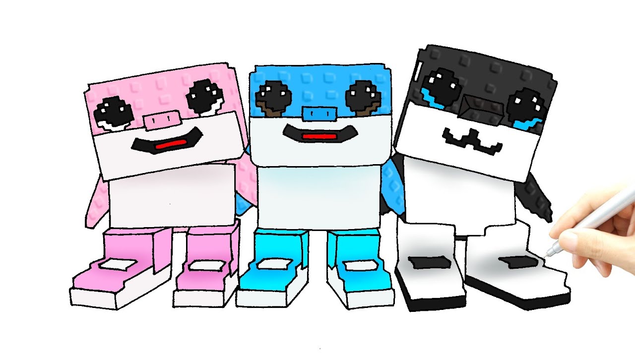 How to draw los trios steal a brainrot
