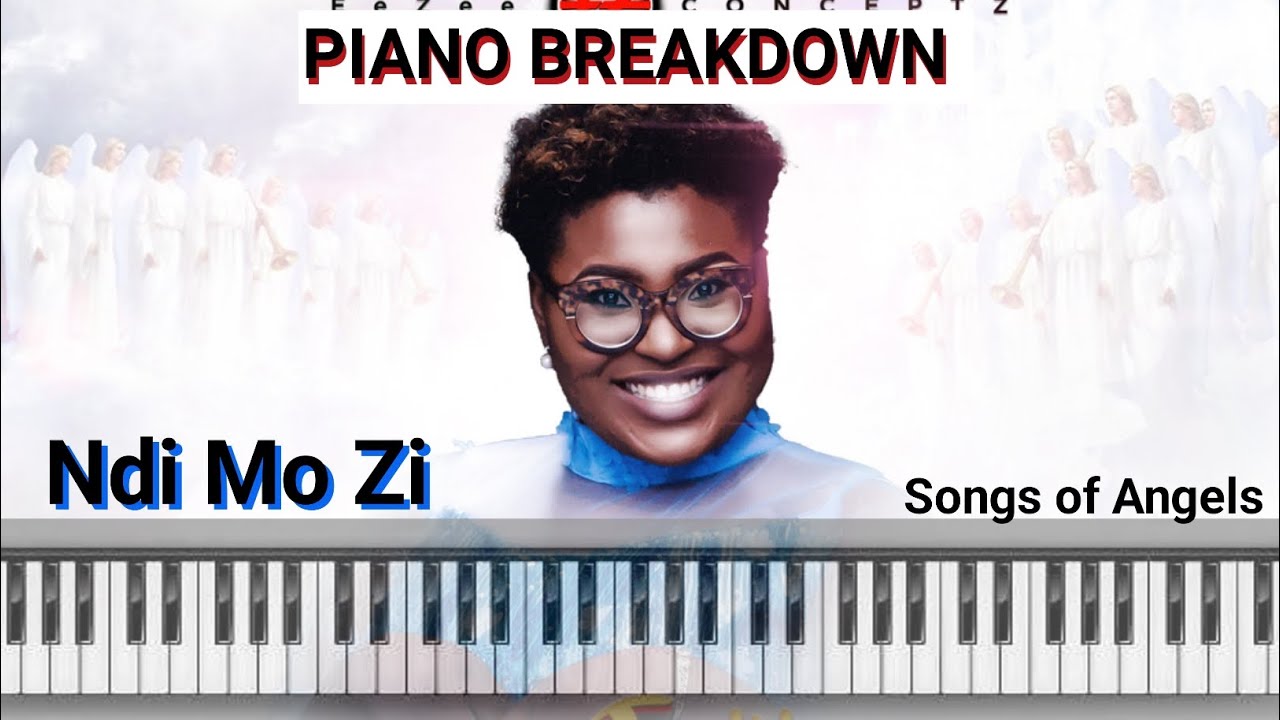 Songs of Angels (Ndi Mo Zi) by Judikay, piano breakdown #piano #music #viralvideo