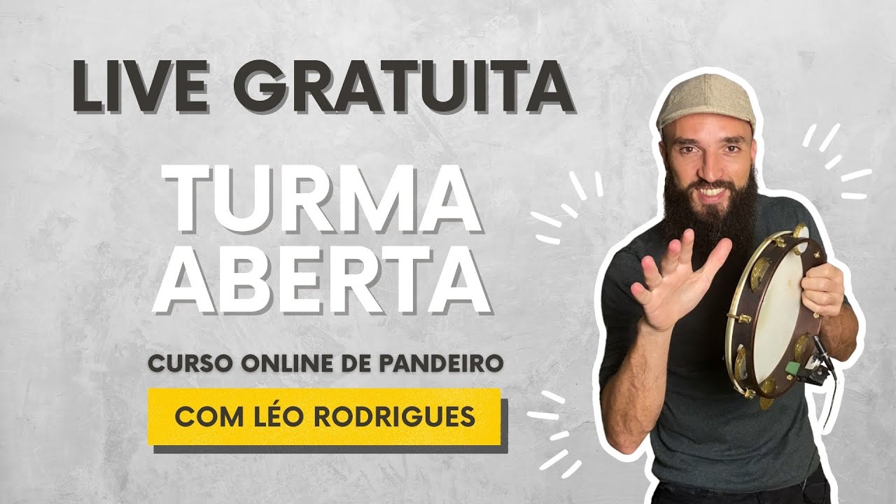 O caminho para tocar pandeiro de uma vez por todas | LIVE