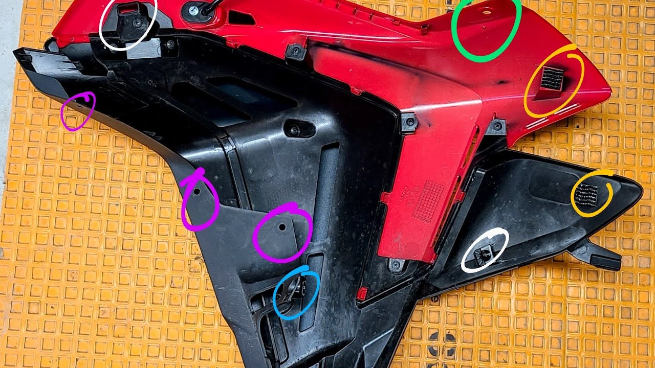 Honda NX500 Fairing Removal