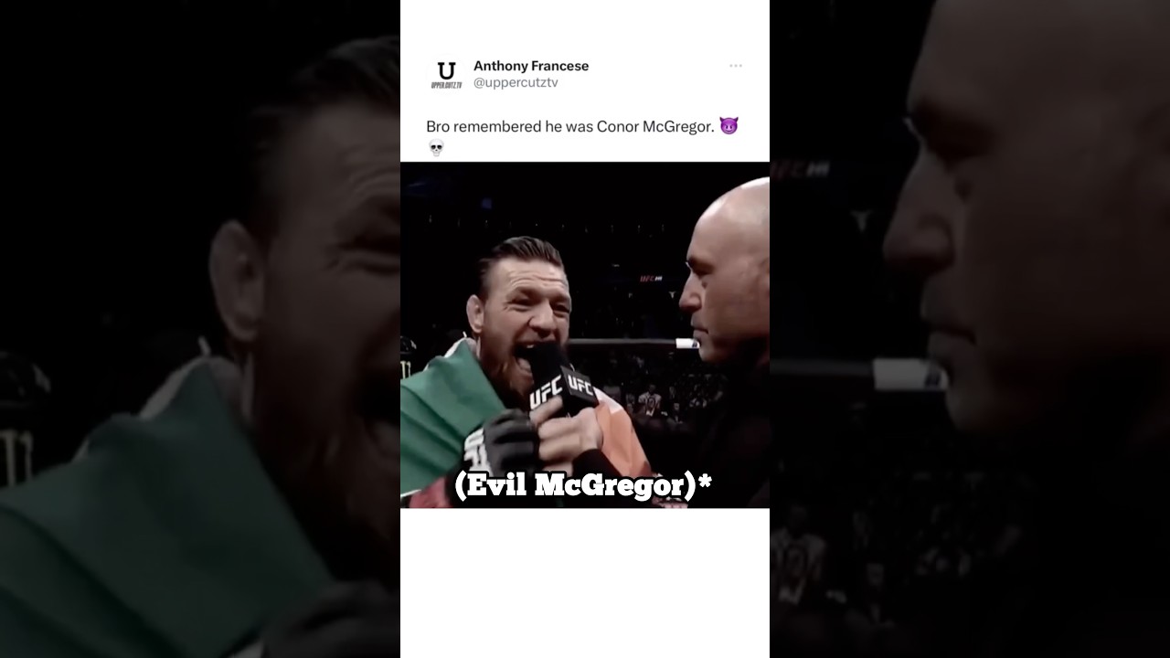 Crazy switch up from Conor McGregor. 😳 #ufc #mma #conormcgregor