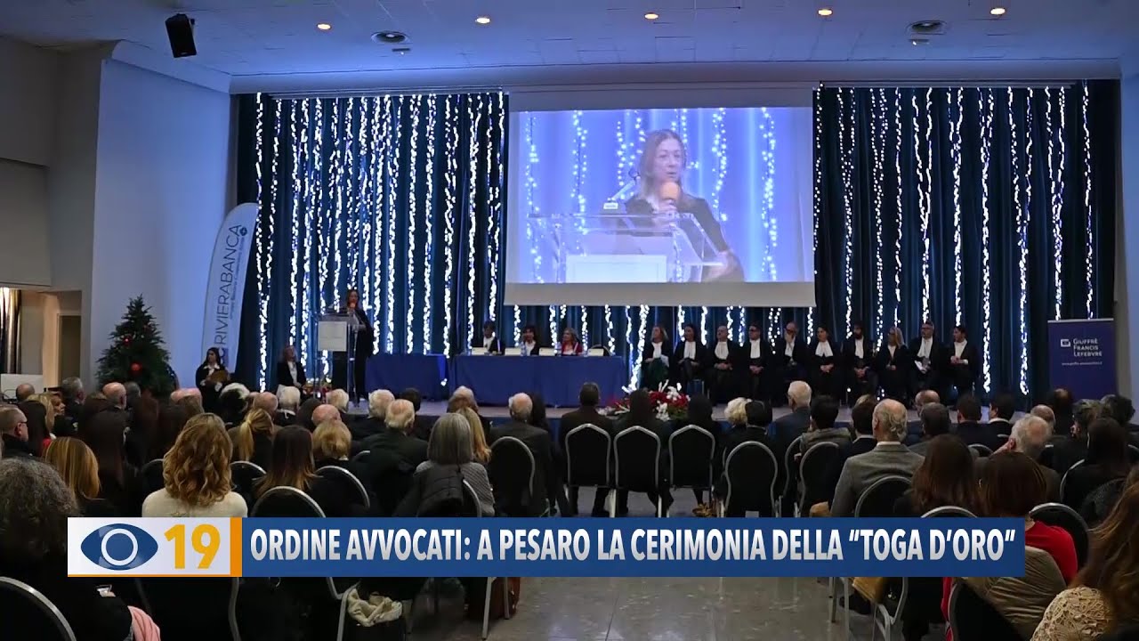 Ordine Avvocati: a Pesaro la cerimonia della 'Toga d'Oro'
