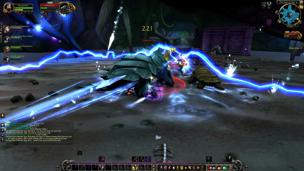 WoW Revisited...   Ghamoo-Ra(Blackfathom Deeps)   Gnome Rogue play through