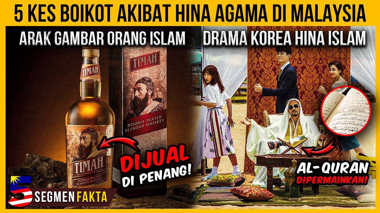 5 KES BOIKOT AKIBAT HINA AGAMA ISLAM PALING VIRAL DI MALAYSIA (2024)