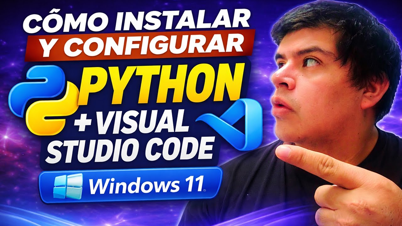 como INSTALAR y CONFIGURAR PYTHON en VISUAL STUDIO CODE WINDOWS 11 (2026) 👍