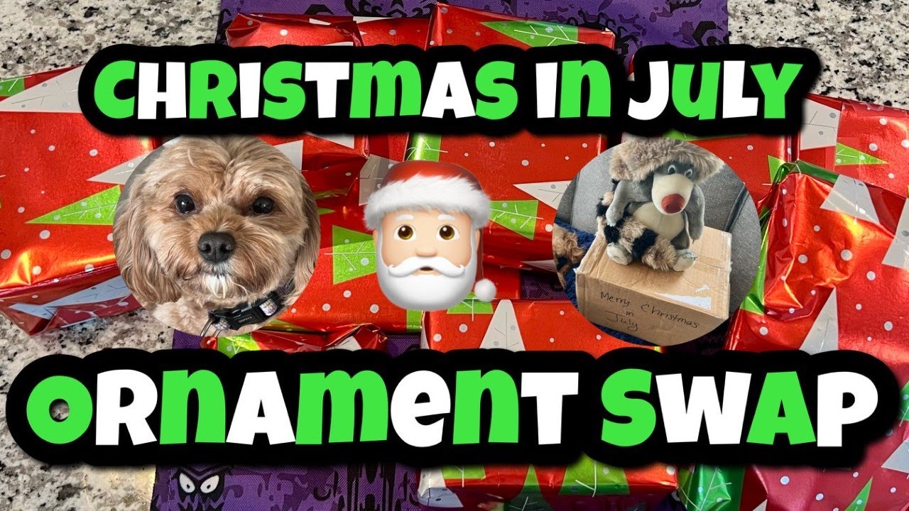 Christmas in July Ornament Swap 🎅🏻🏝️ | July 2024 | Tastes Like Disney