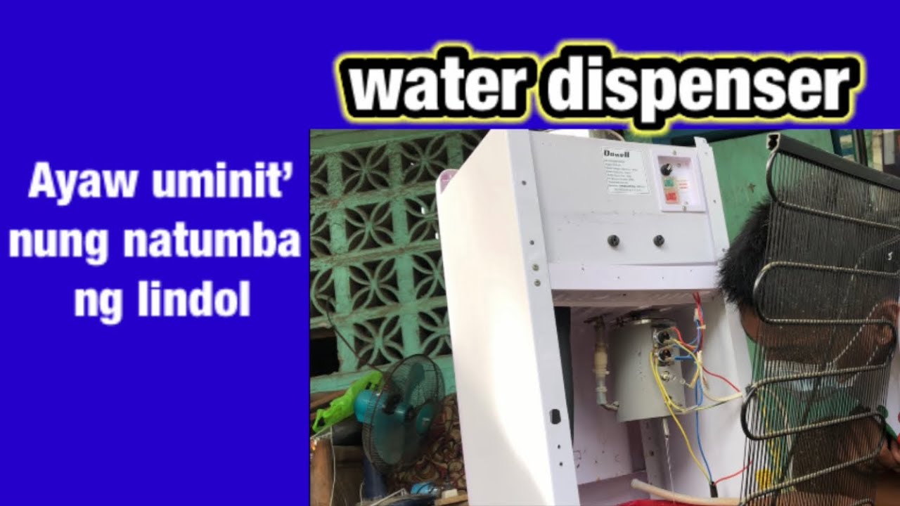 Dowell water dispenser not heating how to troubleshoot/repair.