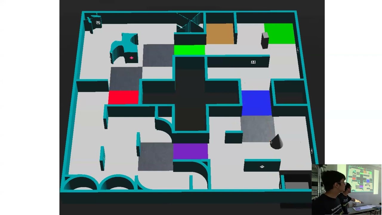 RobocupJunior - Robotics Maze Simulation Technical Presentation - 2023