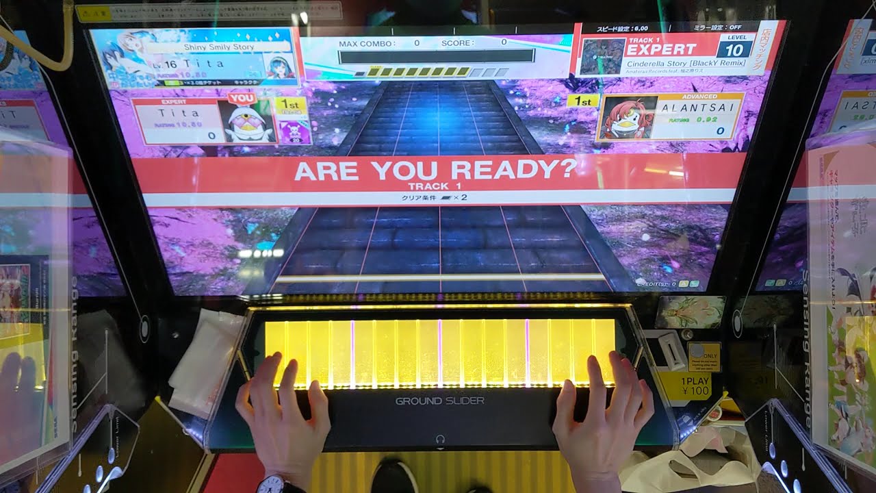 [Chunithm] Amateras Records ft. Rie Yunohara -- Cinderella Story [BlackY Remix] (Expert AJ 手元 中二節奏)