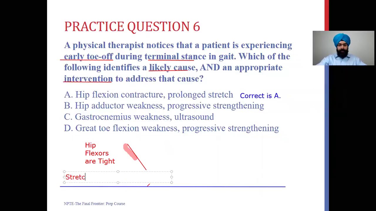 Gait Deviations - NPTE Practice Question - NPTE Final Frontier