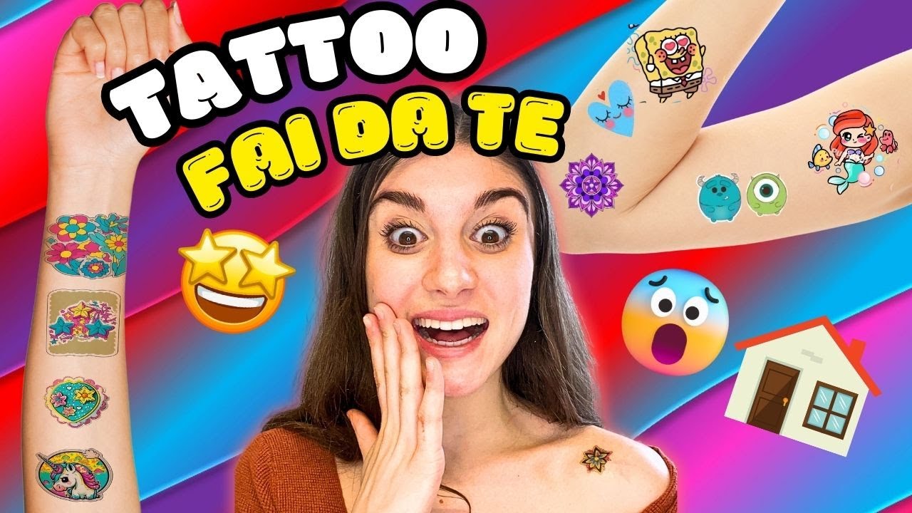 3 MODI PER FARE I TATTOO A CASA😍❤️
