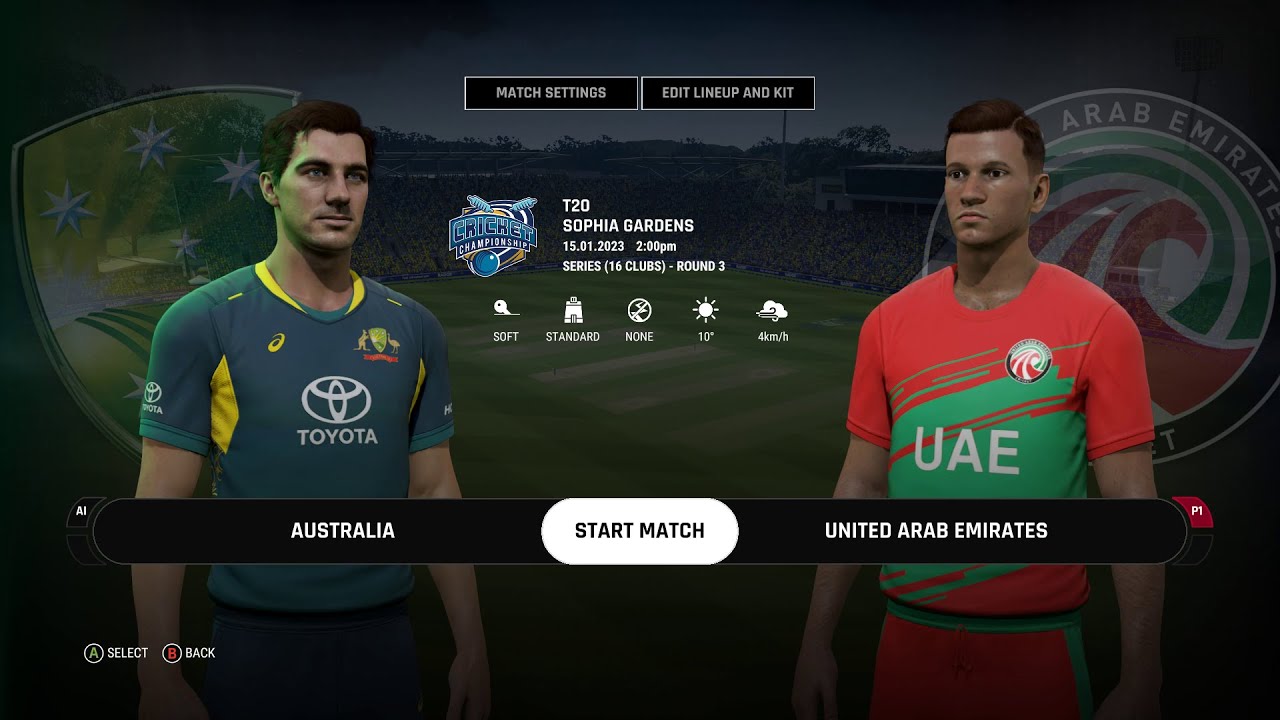 AUS  vs UAE | Match No.22 | T20 World Cup | Cricket 2024 | 2026