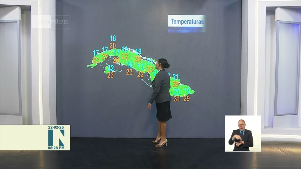 El Tiempo en Cuba: cambio de tiempo en zona occidental del país