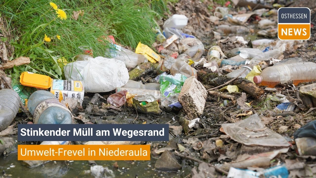 NIEDERAULA: Stinkender Müll am Wegesrand - keine Ausreden für diesen Umwelt-Frevel