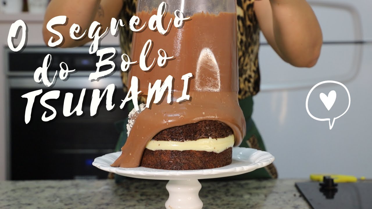 BOLO TSUNAMI COM A COBERTURA PERFEITA