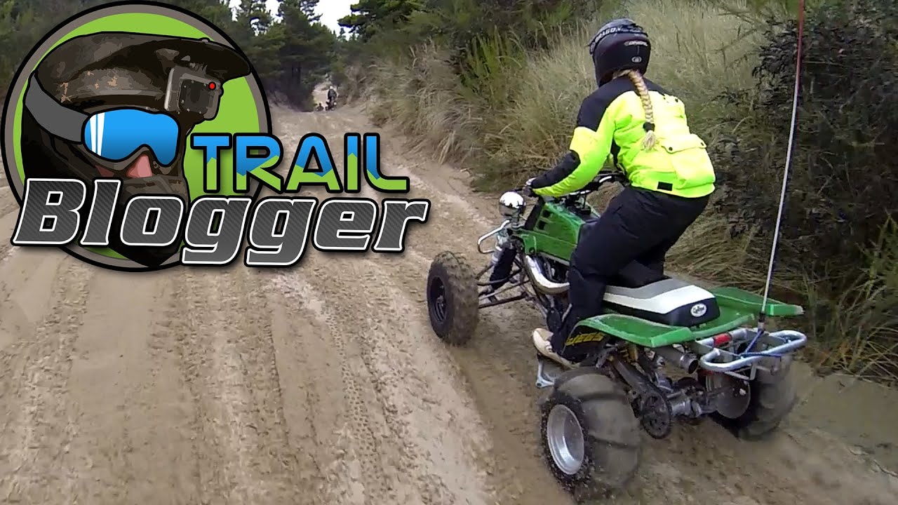 TrailBlogger Four Wheeler Riding Oregon Sand Dunes Near Bull Run Yamaha Banshee 350 vs YFZ 450 GoPro