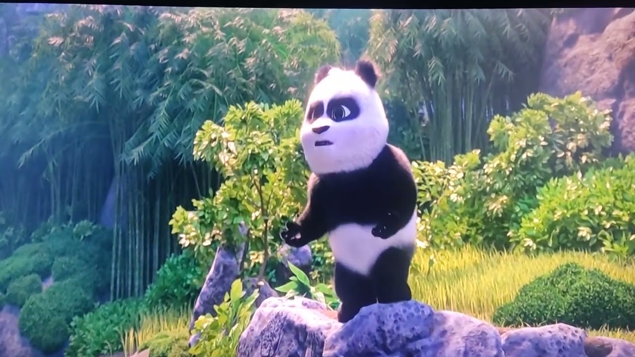 Petit Panda🐼 en Afrique. (Sc&egrave;ne de film)