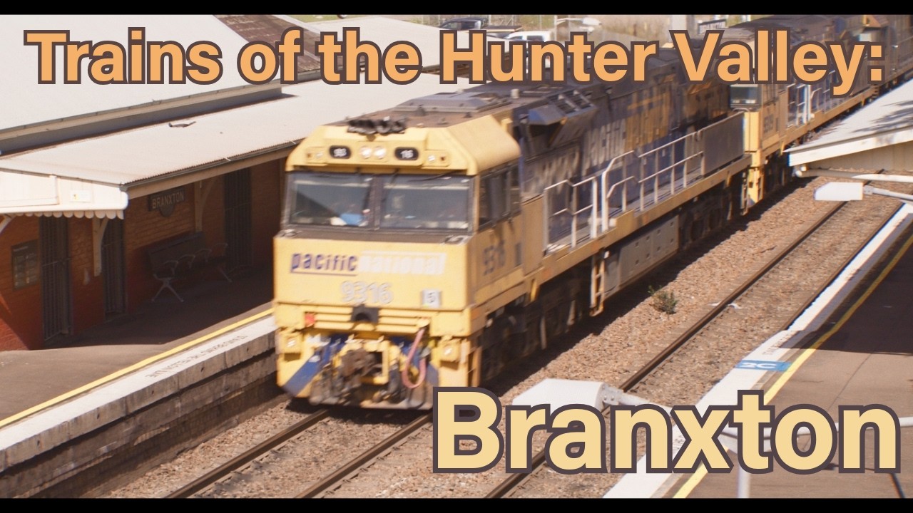 Coal Train Action at Branxton | Rare 'Wrong Road' Running!