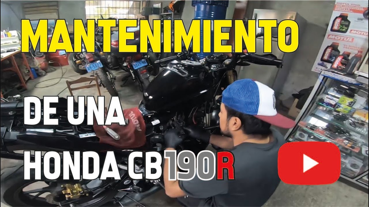 Mantenimiento a la Honda CB190R / Consejos y precauciones