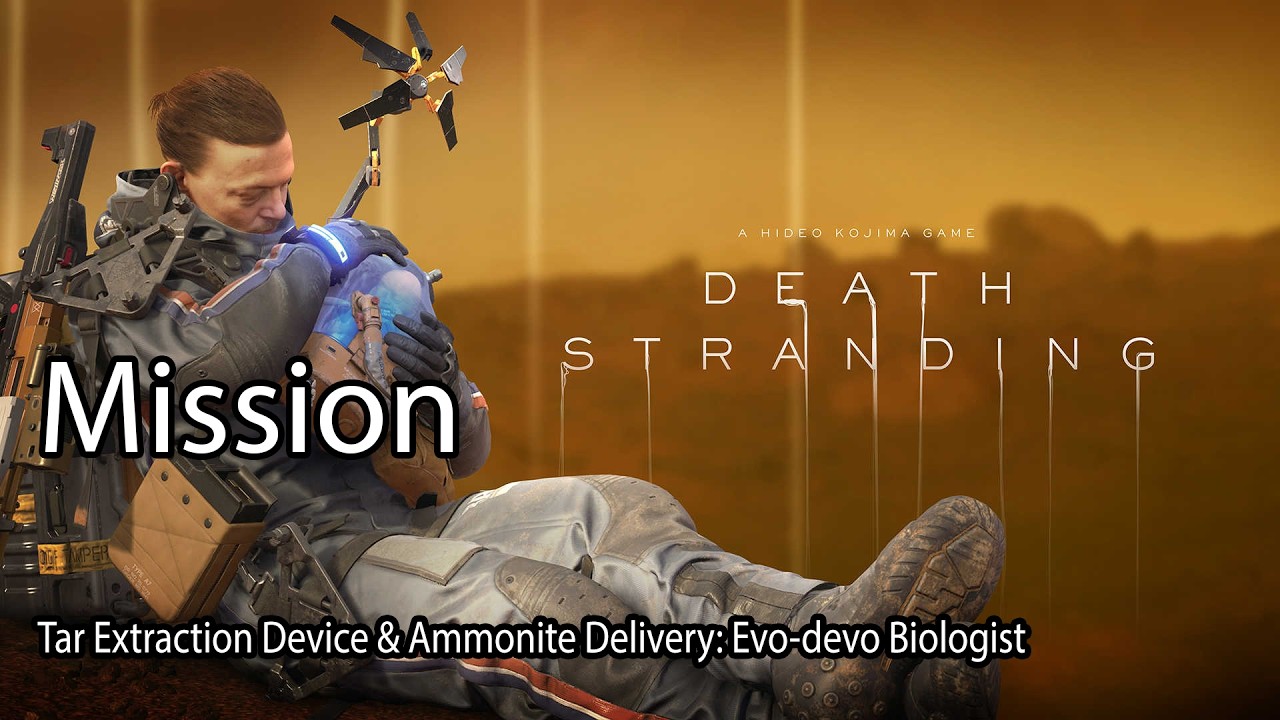 Death Stranding Director's Cut Mission Tar Extraction Device & Ammonite Delivery: Evo-devo Biologist