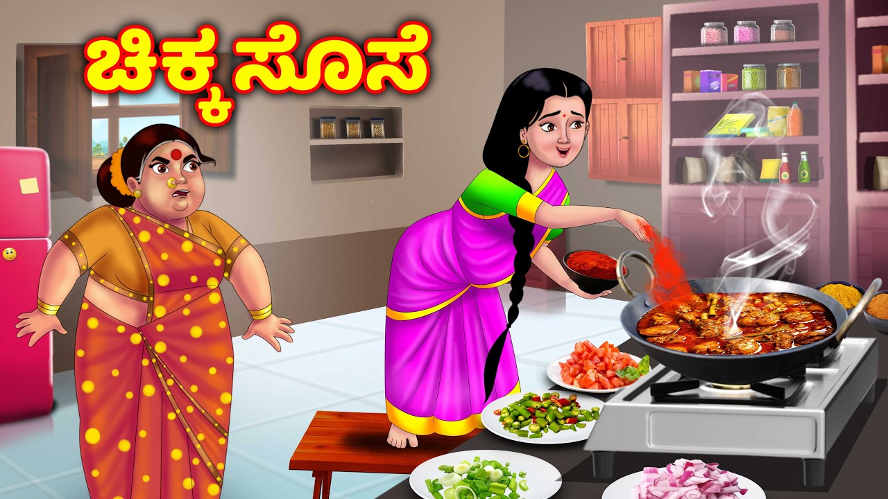 ಚಿಕ್ಕ ಸೊಸೆ Atte vs sose | Kannada fairy Tales | Kannada stories | Kannada kathegalu |Anamika Stories