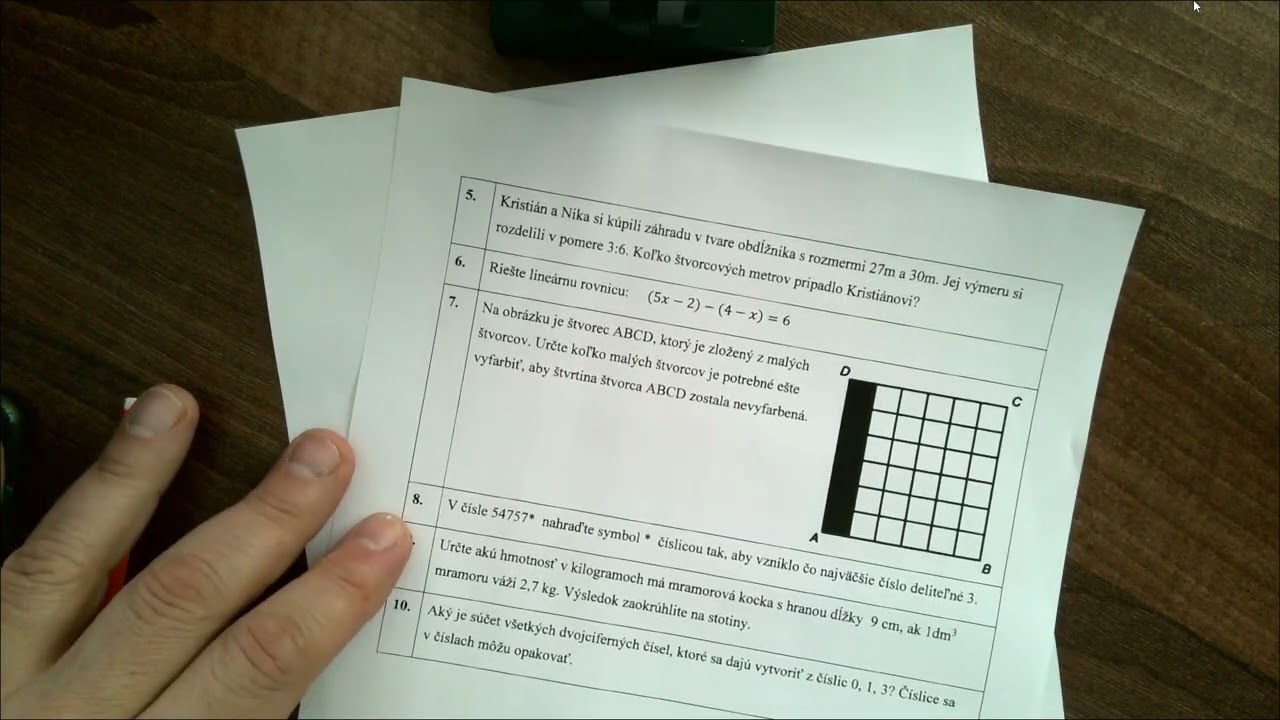 Test na Gymnázium sv. Moniky Prešov (bilingválne) - 2021