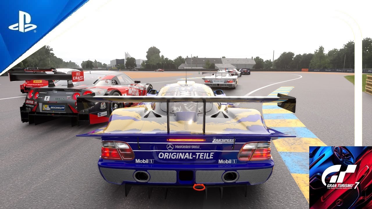 Gran Turismo 7 | Daily Race | 24 Heures du Mans Racing Circuit | Mercedes-Benz CLK-LM