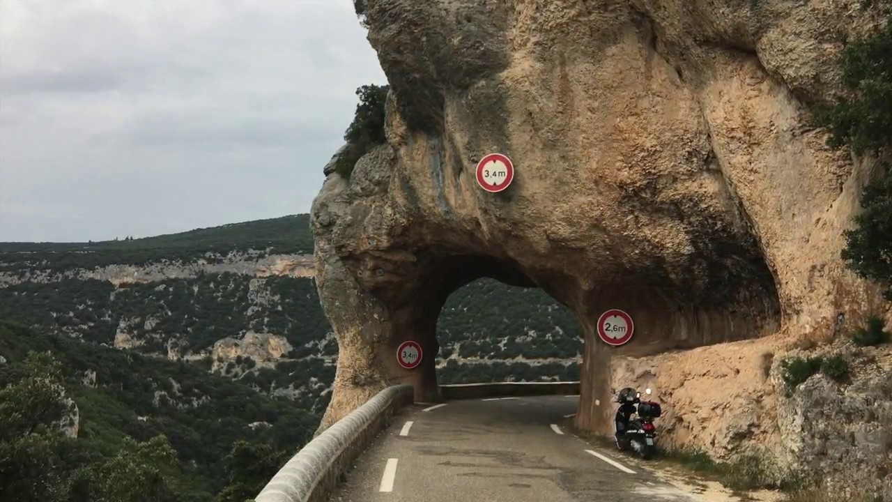 Mit Vespa 50ccm von Augsburg nach Südfrankreich und zurück, 6 Tage, 2.800 km