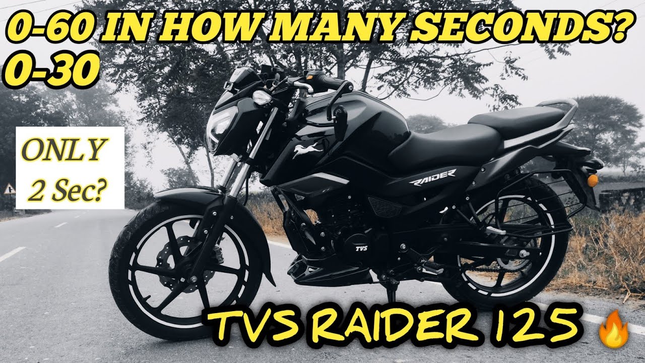Tvs Raider 125 Top speed 😍/Speed test 0-60, 0-30 in Seconds🔥/#faisalvlogs