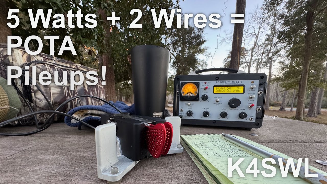Minimal Antenna for Maximum Results: POTA with Two 31’ Wires at Carolina Beach State Park!